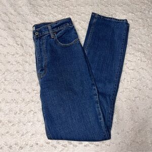 NWOT Abercrombie slim straight ultra high rise dark wash jeans (size 28 / 6)